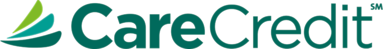 CareCredit logo with green design elements