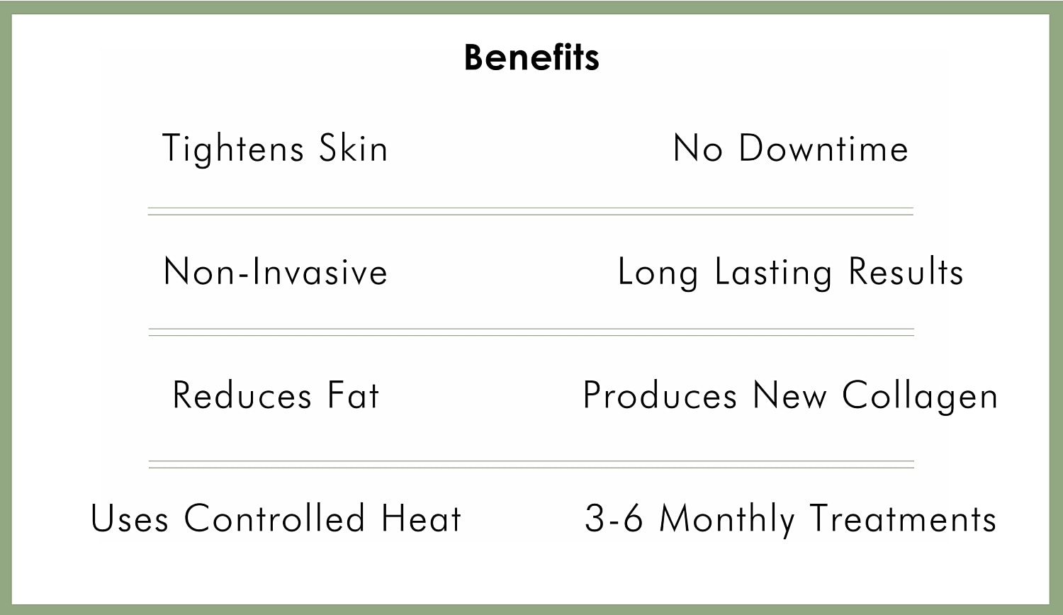 Benefits of non-invasive skin tightening treatments